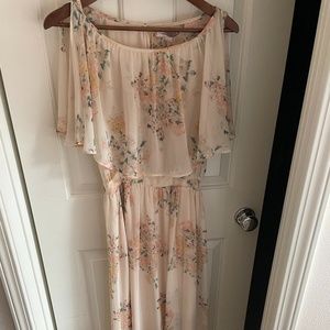 Floral flowy long dress